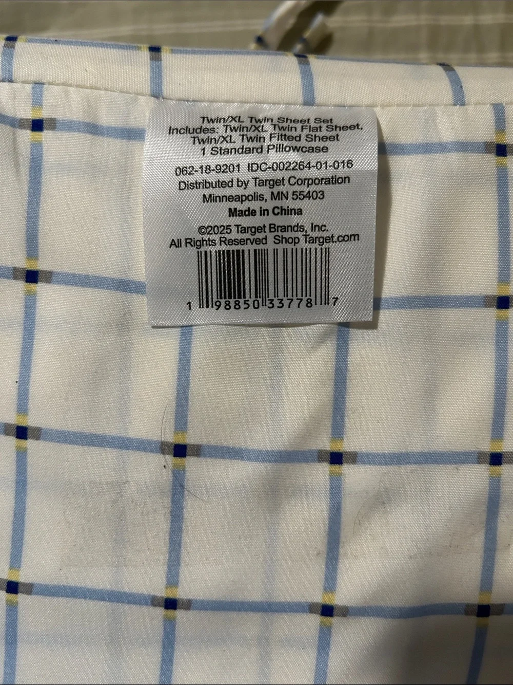 Checkered Twin XL Sheets